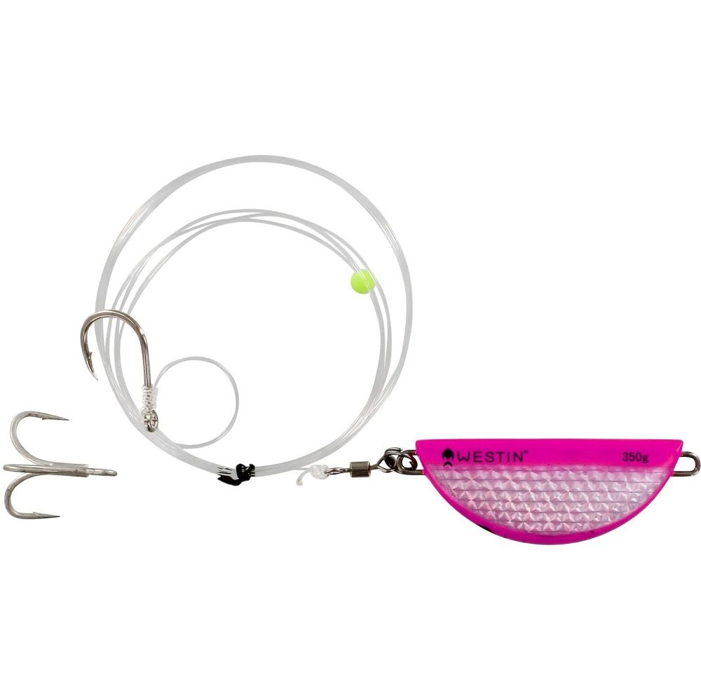 Westin Halibut Anti Twist Rig Pink Flash Kroksett Havfiske