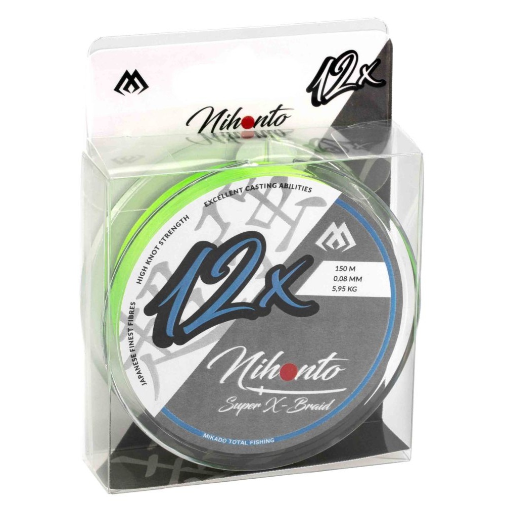 Mikado Nihonto Super X-Braid 150m Fluo Multifilament