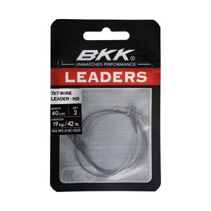 BKK Wireleader 7X7 HD Pikesnap 40cm 2pk Fortommer