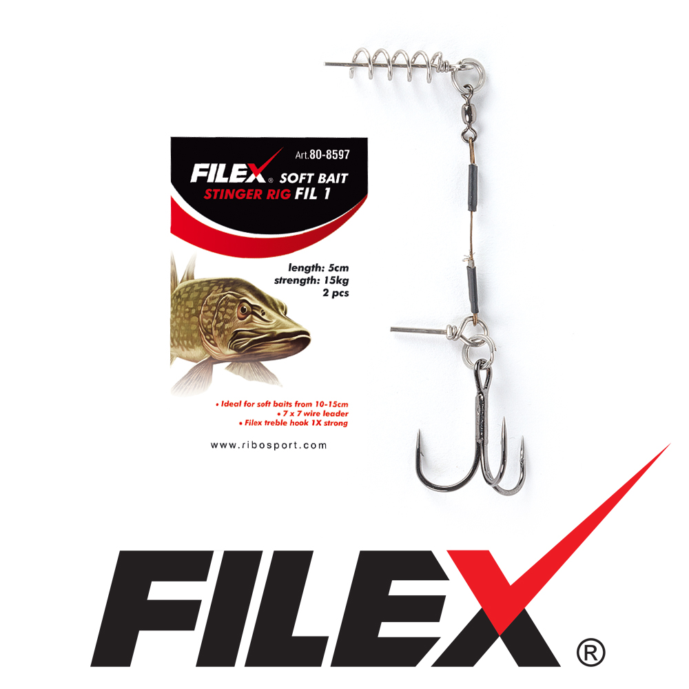 Filex Stinger Rig 5cm 2pk Stinger