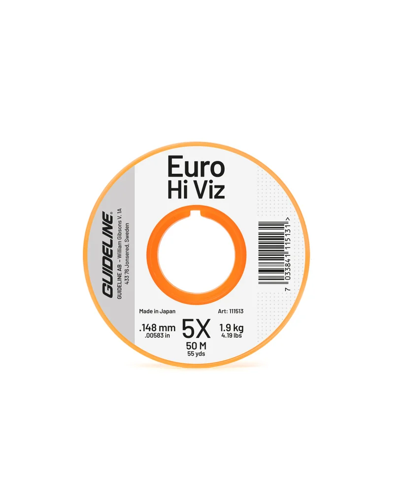 Guideline Euro Hi Viz Monofilament Fortomsmateriale