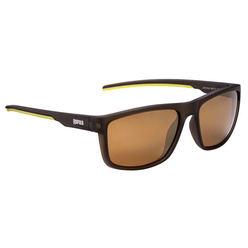 Rapala Urban Matt Brown Lime Brown Gold Mirror 314A Solbriller