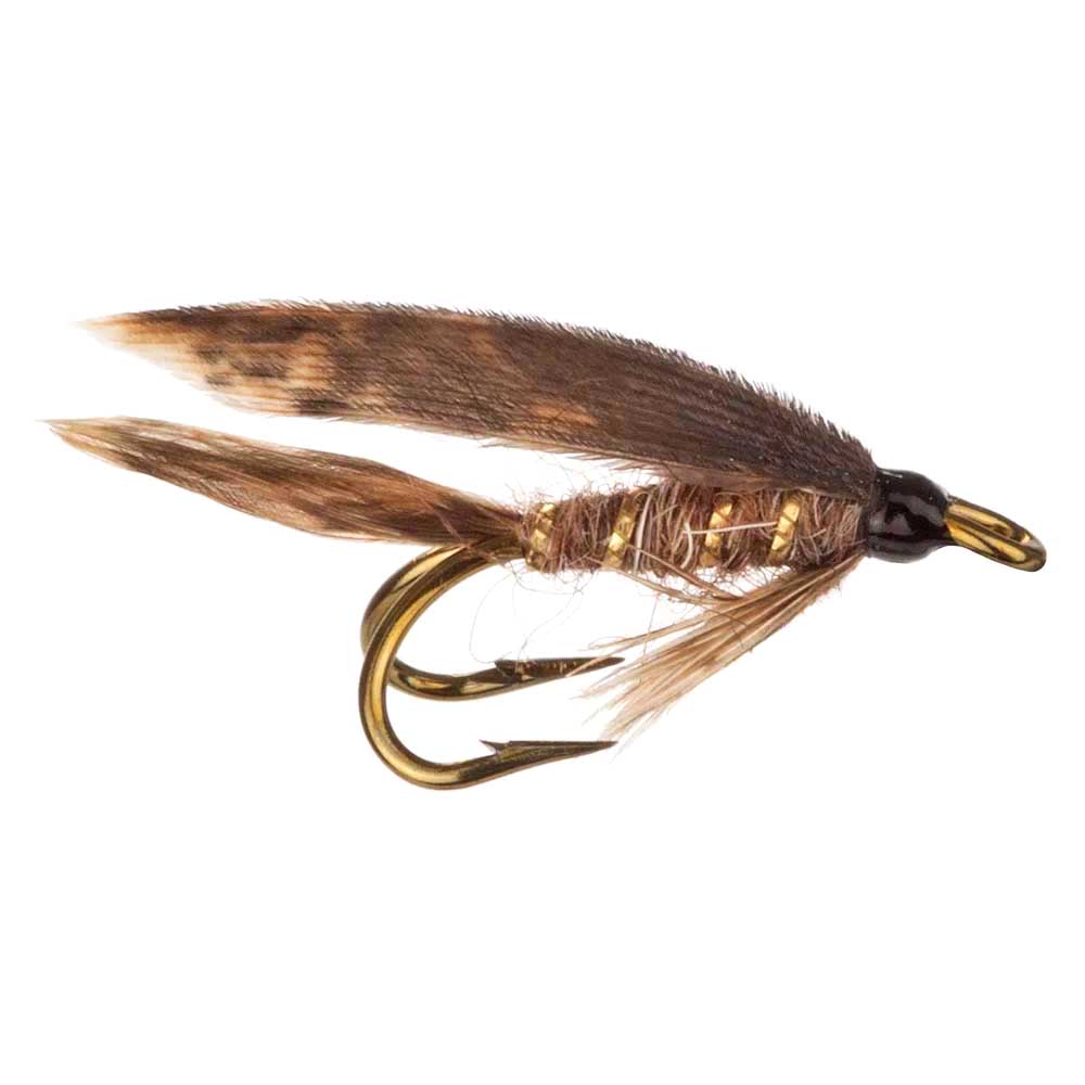 Arcticflies March Brown Dobbel Våtfluer
